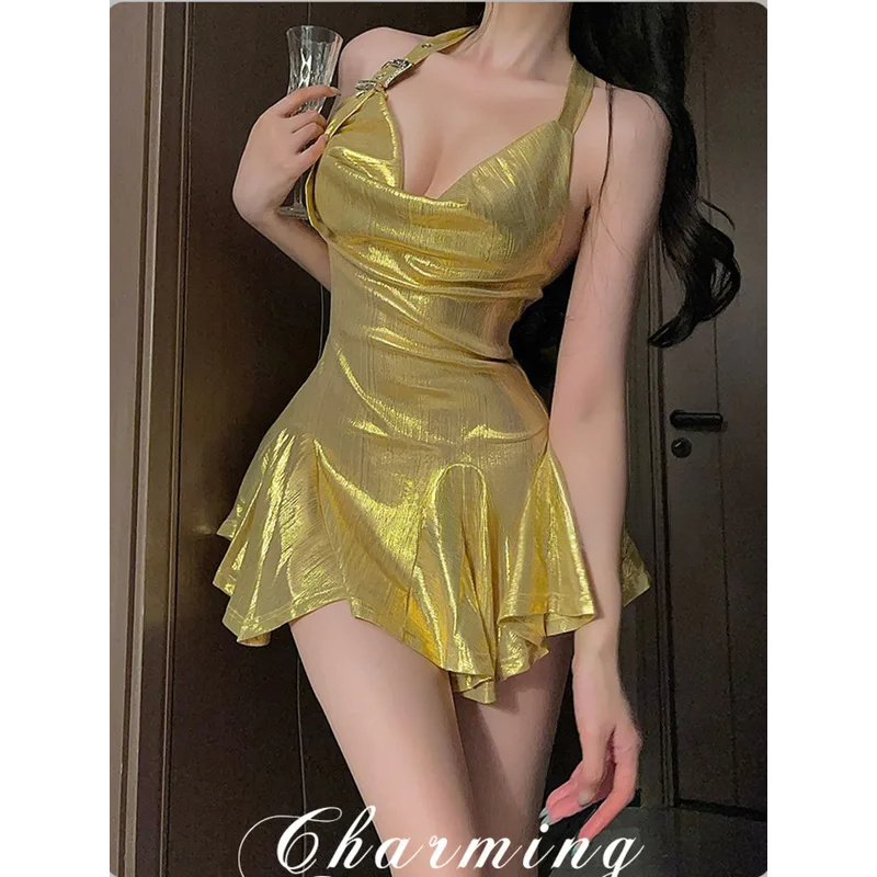 Robe Sexy à col suspendu pour  - Women'S Fashion Gilded Age avis et prix