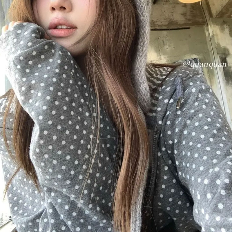 Sweat-shirt à capuche imprimé  - Women'S Fashion Zip Up Hoodies avis et prix