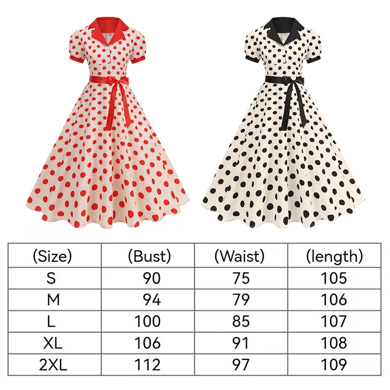 Vintage à pois robe d'été femm - Women'S Fashion In The 60S avis et prix