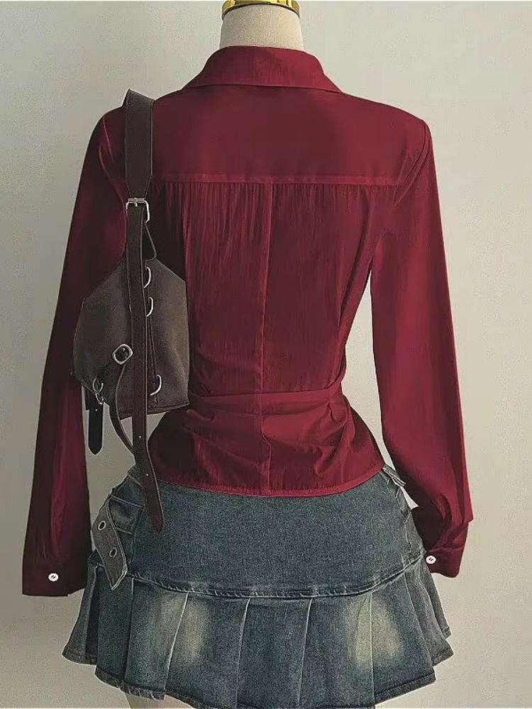 Chemisiers à manches longues t - Women'S Y2K Fashion Aesthetic avis et prix