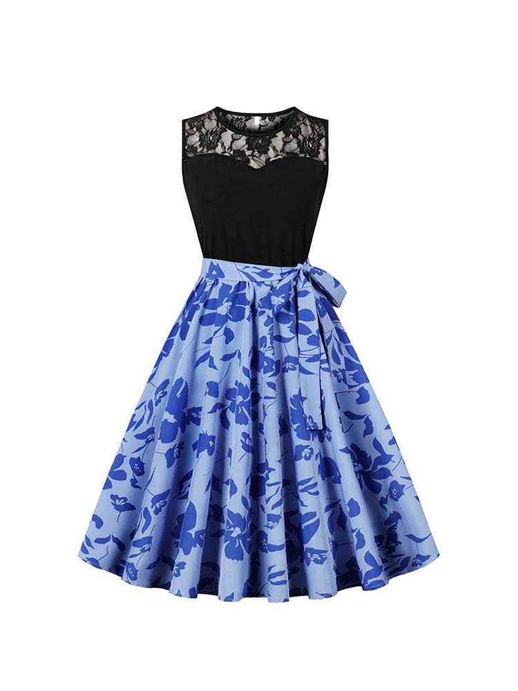 Robe mi-longue plissée taille  - Women'S Fashion Of The 50S avis et prix