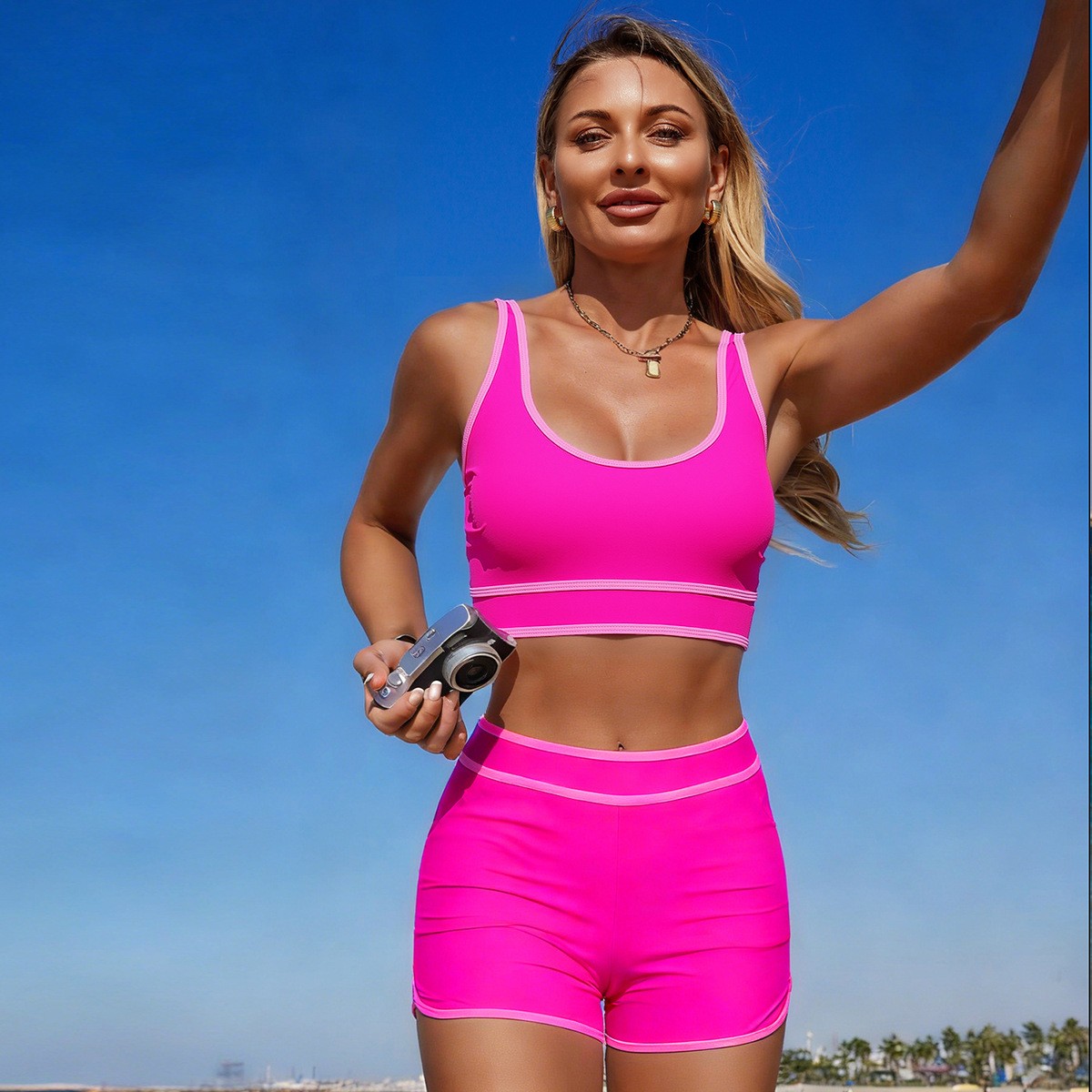 Bikini vert olive, haut court  - Crop Top Women avis et prix