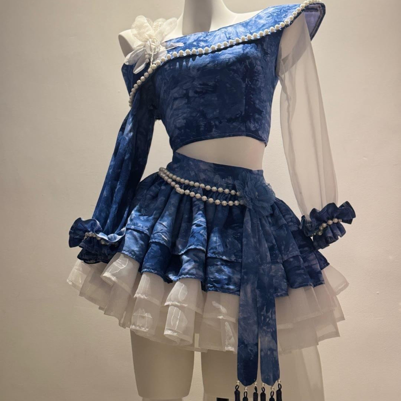 Ensemble jupe Lolita élégant s - Asymmetric Top Women avis et prix