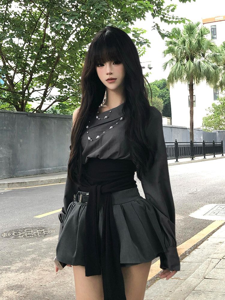Ensemble deux pièces tendance  - Women'S Y2K Fashion Aesthetic avis et prix