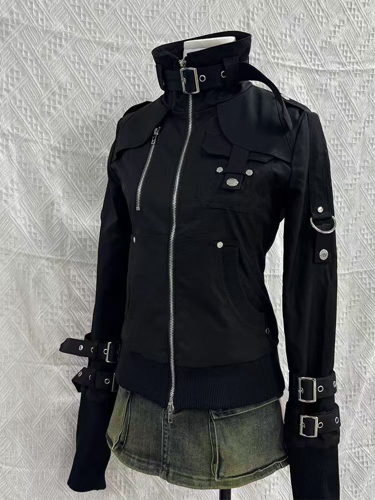 Sweat à capuche noir gothique  - Women'S Fashion Zip Up Hoodies avis et prix