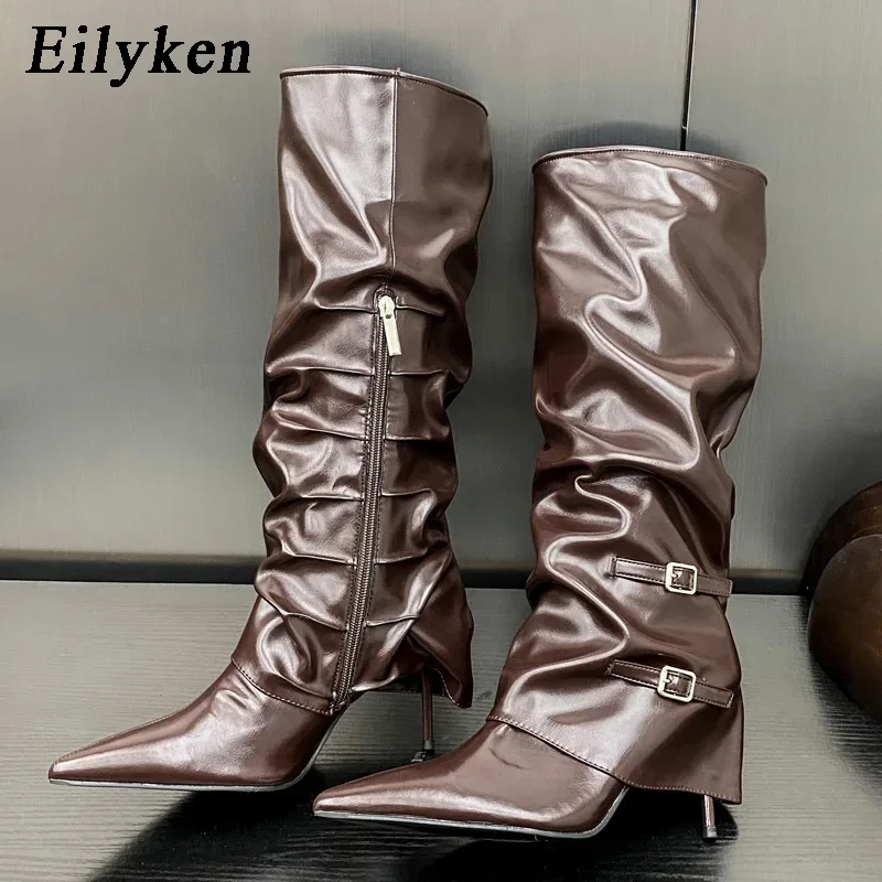 Eilyken – bottes plissées à bo - Winter Fashion Women Boots avis et prix