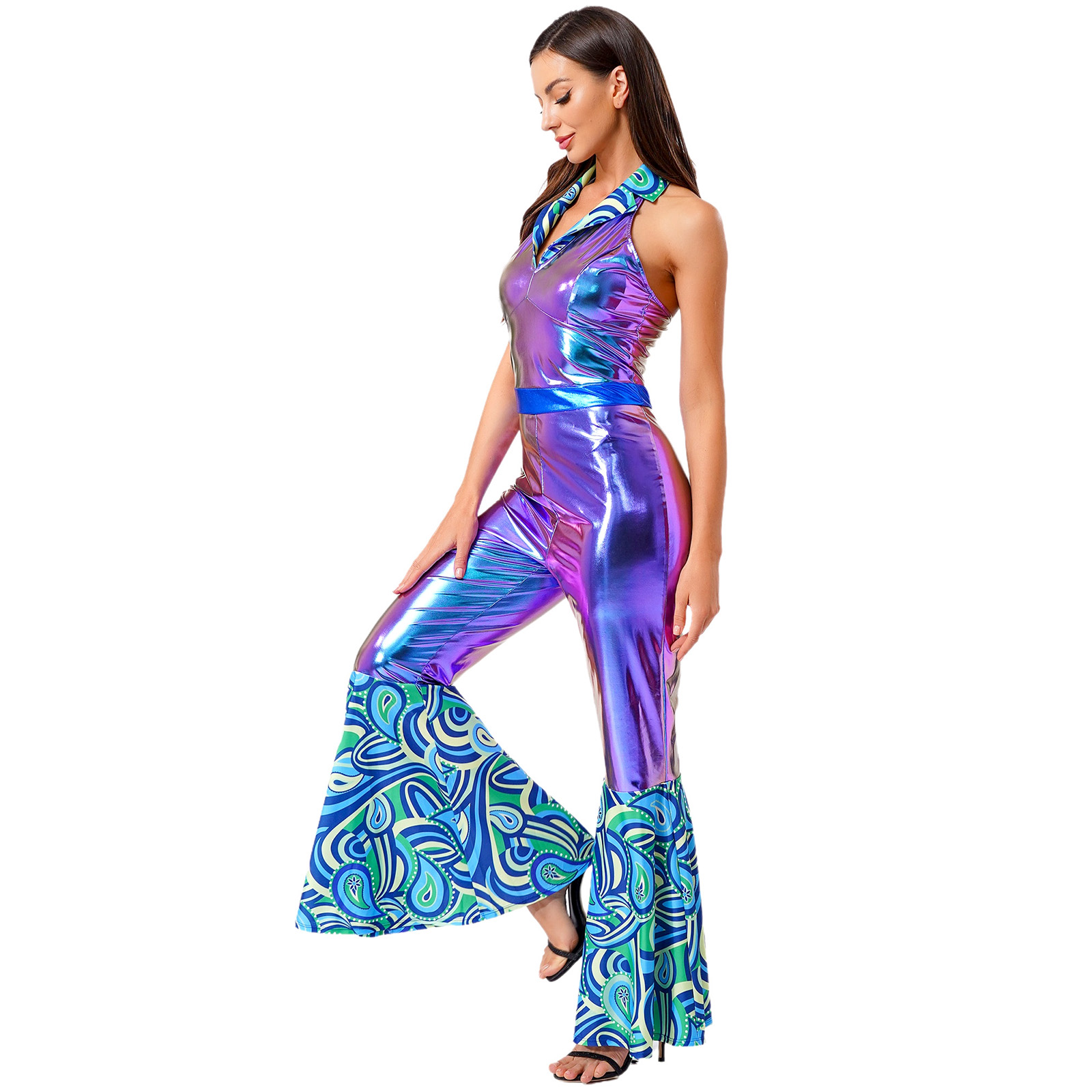 Combinaison Disco Vintage pour - Sleeveless Jumpsuit avis et prix