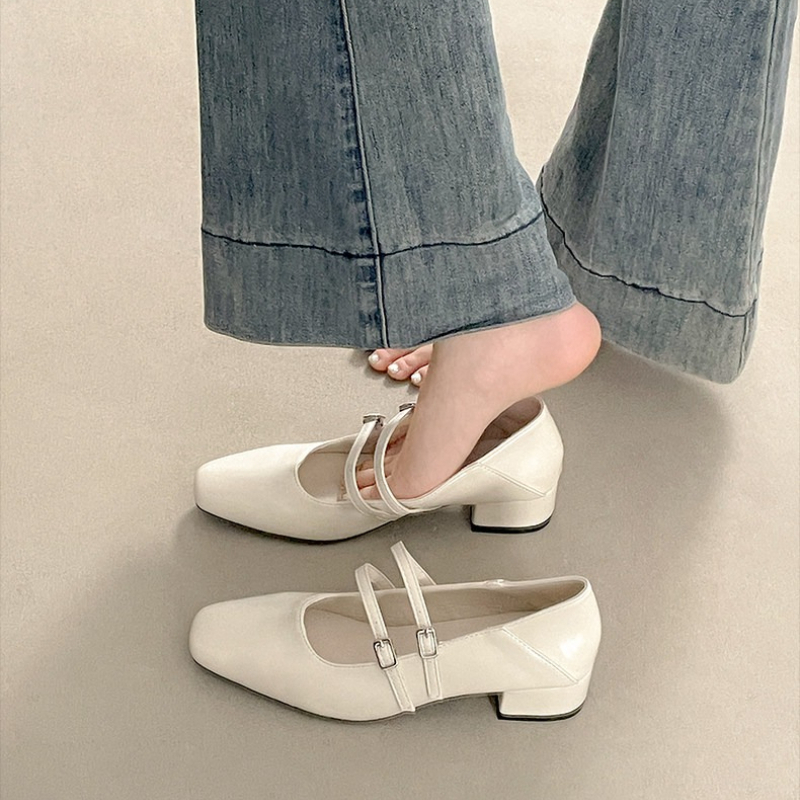 Chaussures Mary Jane argentées - Women Fashion Heels avis et prix