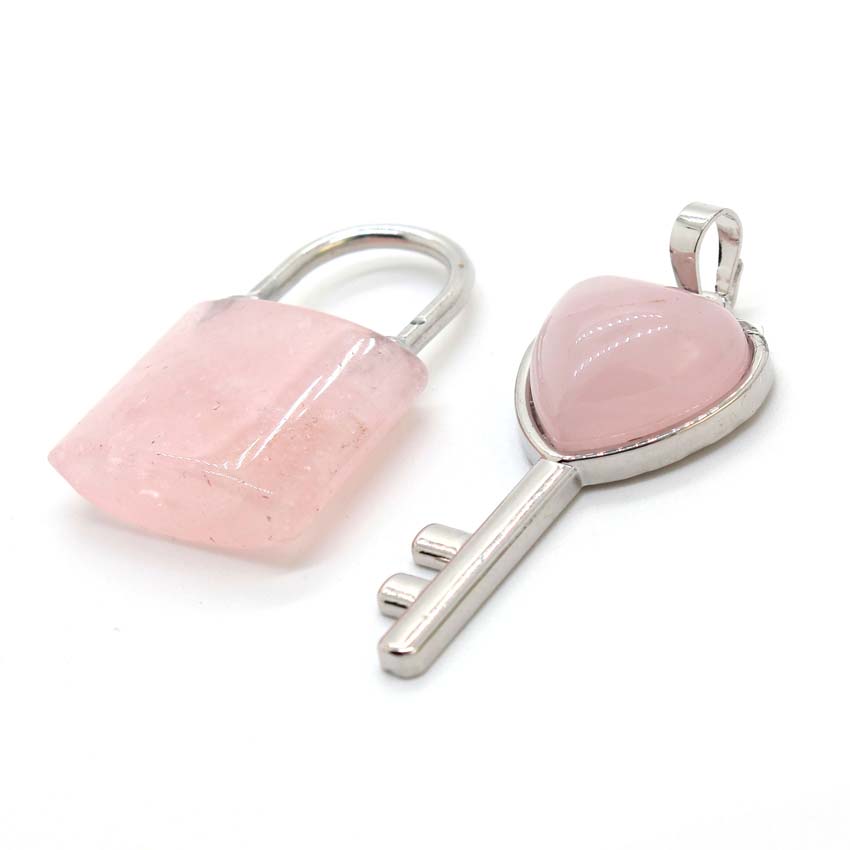 Cristal naturel Couple serrure - Women Fashion Pose avis et prix