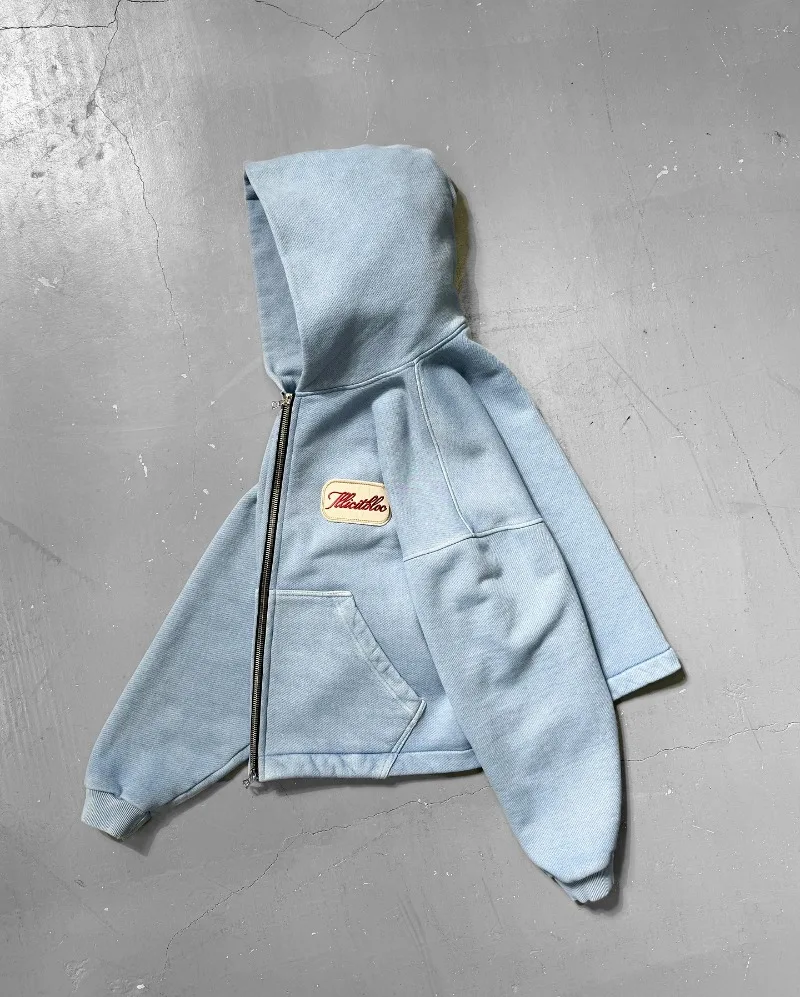 Y2K mode nouvelle lettre brode - Women'S Fashion Zip Up Hoodies avis et prix