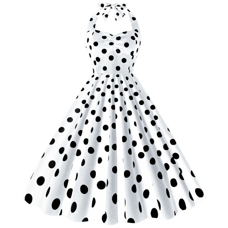 Robe d'été sexy à pois rétro p - Women'S Fashion In The 60S avis et prix