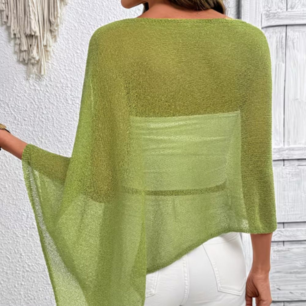 Poncho élégant à épaules dénud - Asymmetric Top Women avis et prix