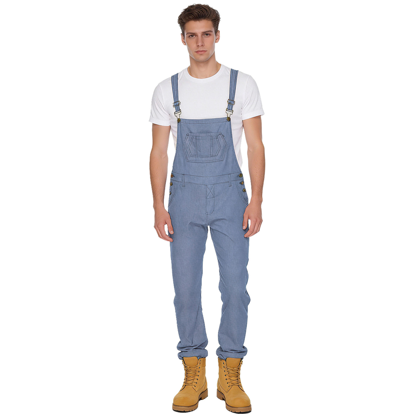 Combinaison décontractée en je - Sleeveless Jumpsuit avis et prix