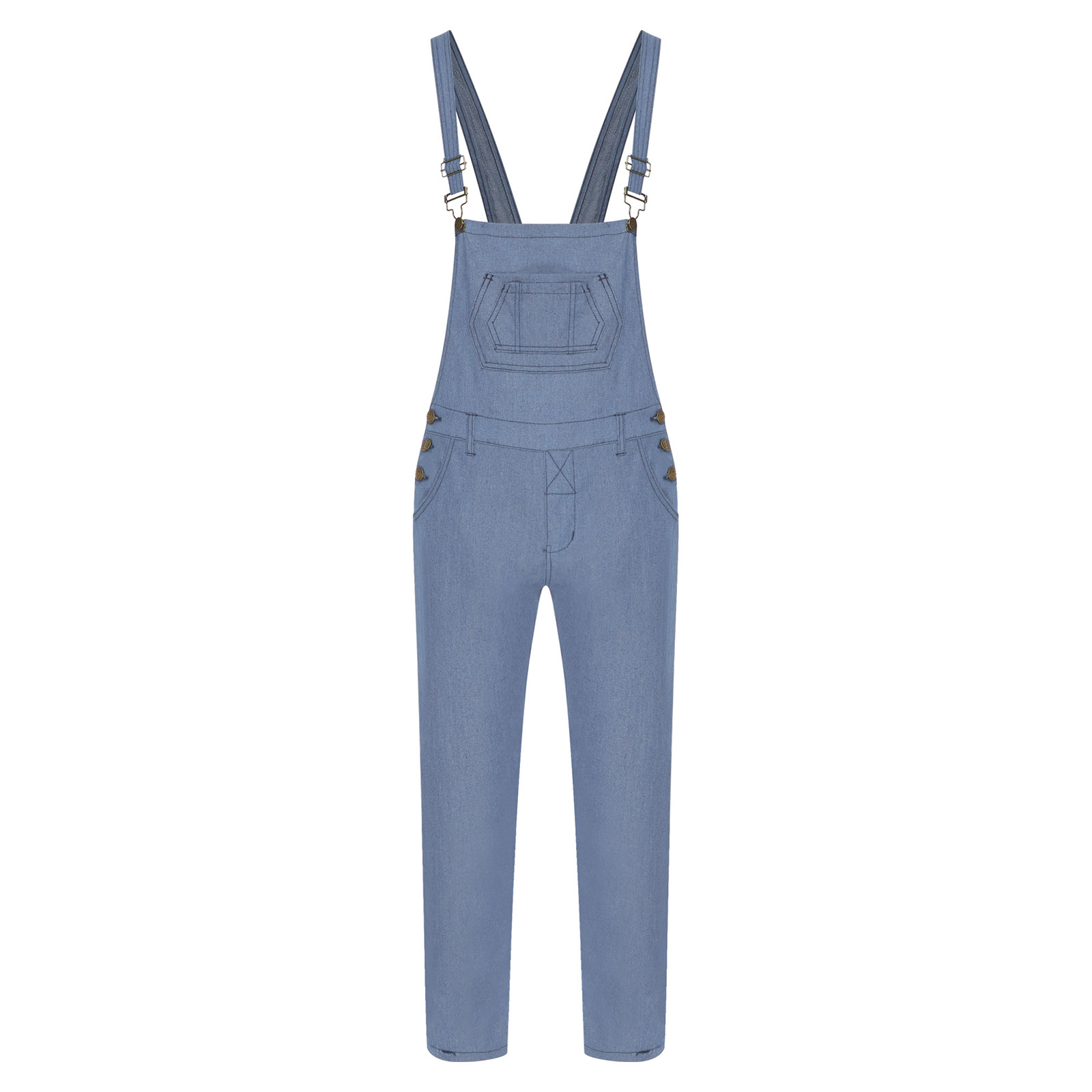 Combinaison décontractée en je - Sleeveless Jumpsuit avis et prix