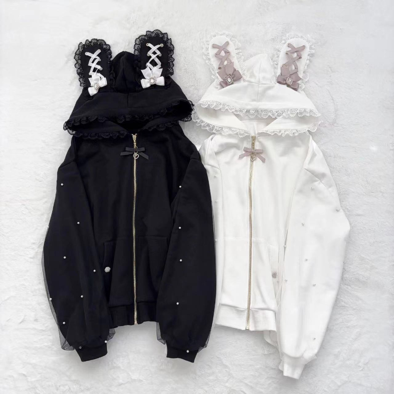 Veste à capuche Lolita pour fe - Women'S Fashion Zip Up Hoodies avis et prix