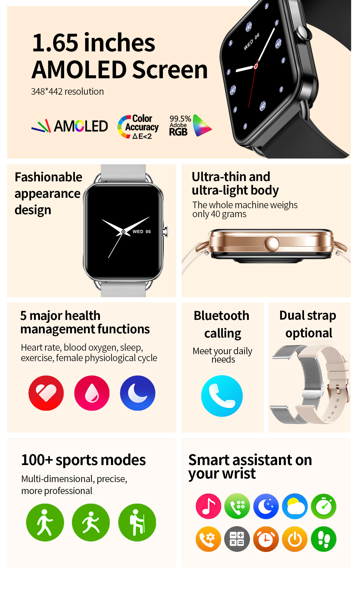 Montre intelligente pour télép - Women Fashion Zone avis et prix