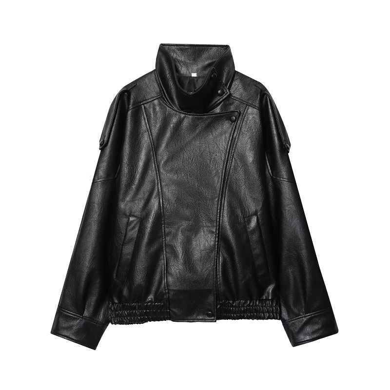 MUJER Faux cuir femme veste no - Women'S Fashion Bomber Jacket avis et prix