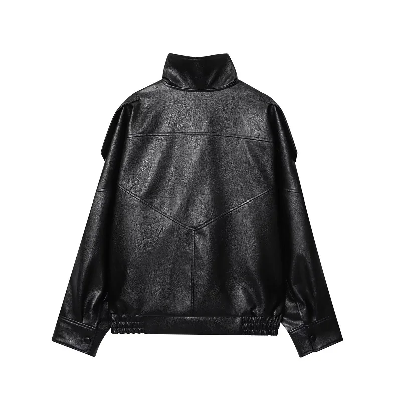 MUJER Faux cuir femme veste no - Women'S Fashion Bomber Jacket avis et prix