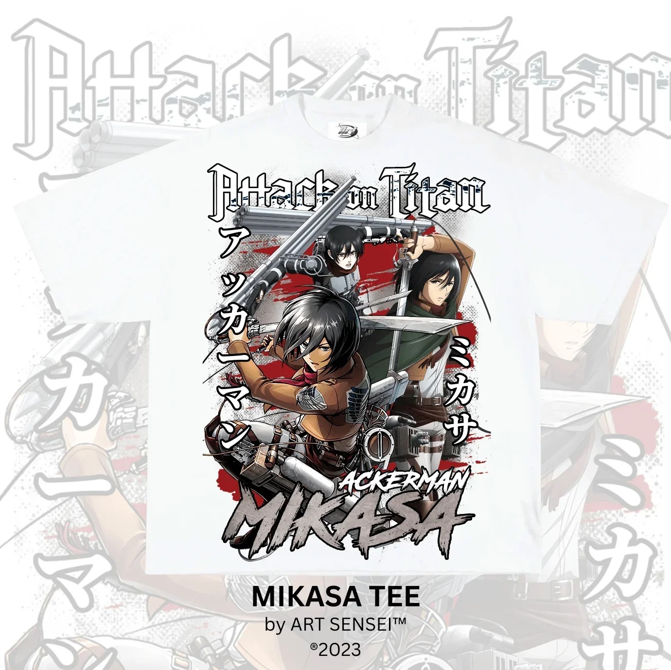 T-shirt blanc Attaque sur Tita - Women Fashion Pose avis et prix