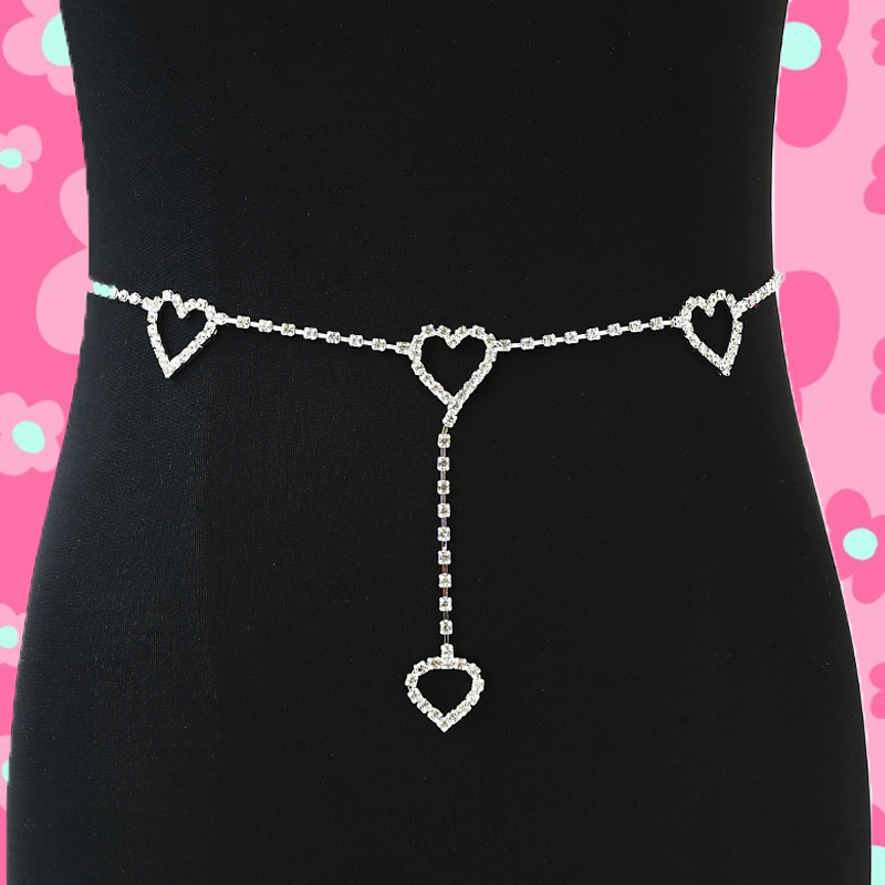 Taille de coeur en cristal bri - Women'S Y2K Fashion Aesthetic avis et prix